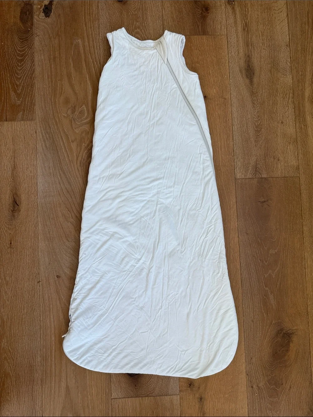 Kyte White Sleeveless Baby Sleep Sack with Side Zipper Size L TOG 2.5